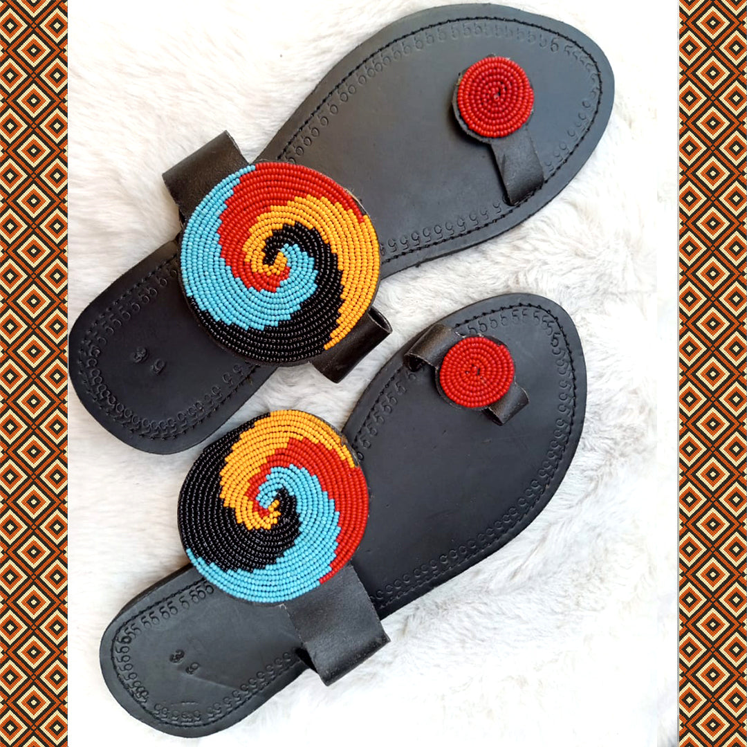 Babouches massai" Sandale d'été