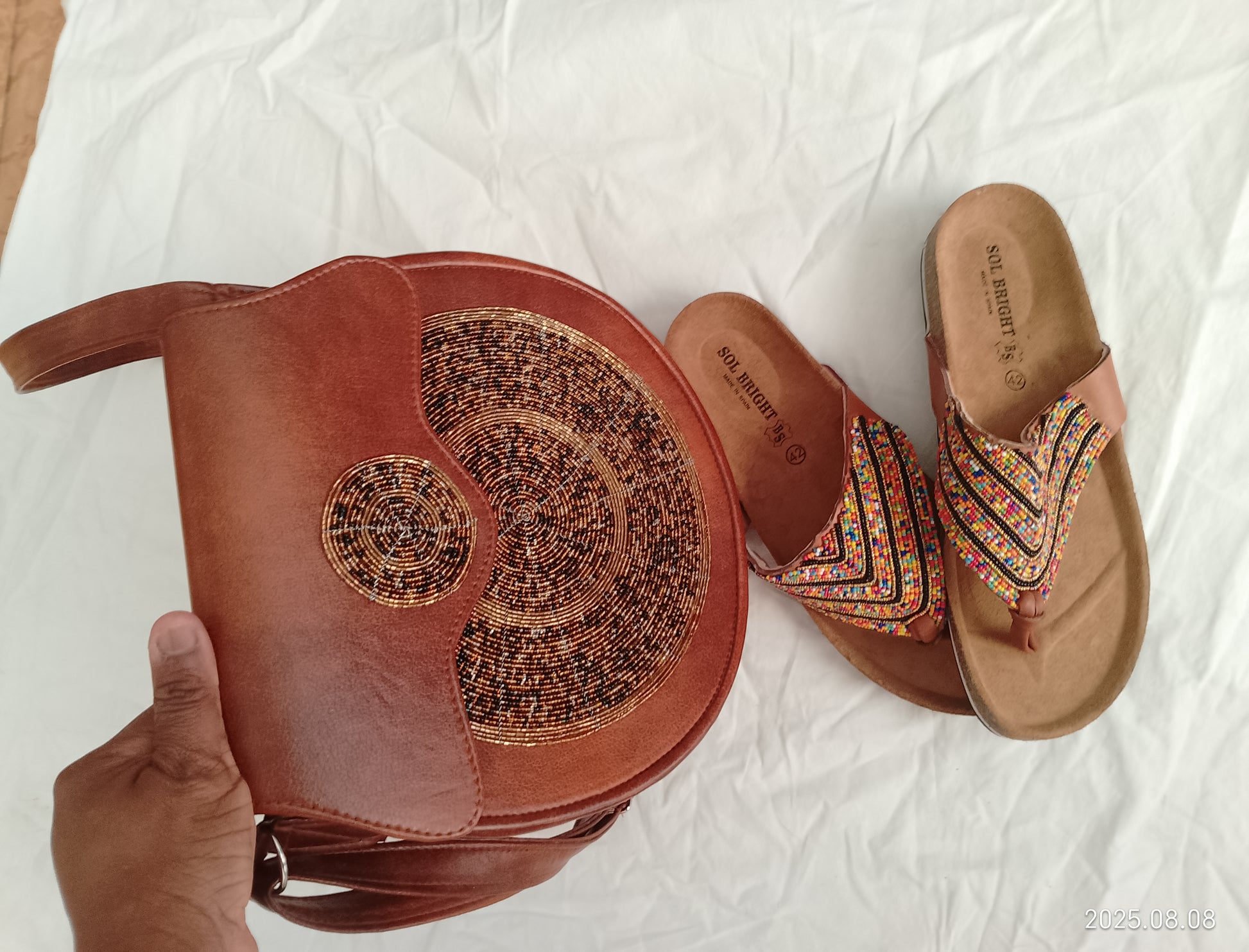 Ensemble Sacs- Sandales Massaï