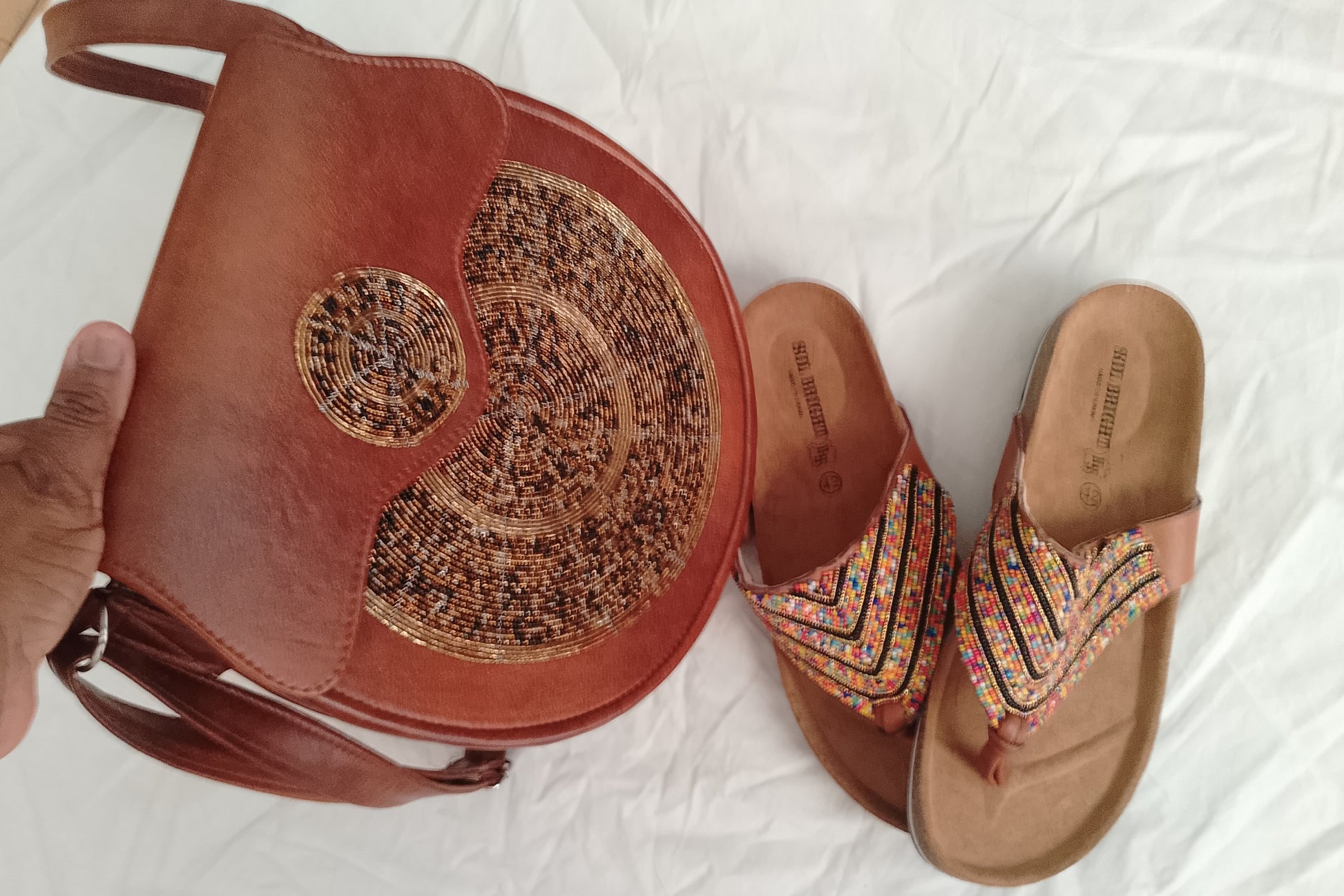 Ensemble Sacs- Sandales Massaï