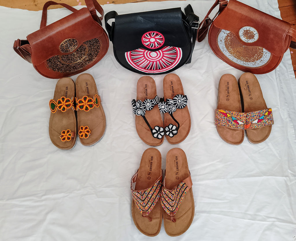 Ensemble Sacs- Sandales Massaï