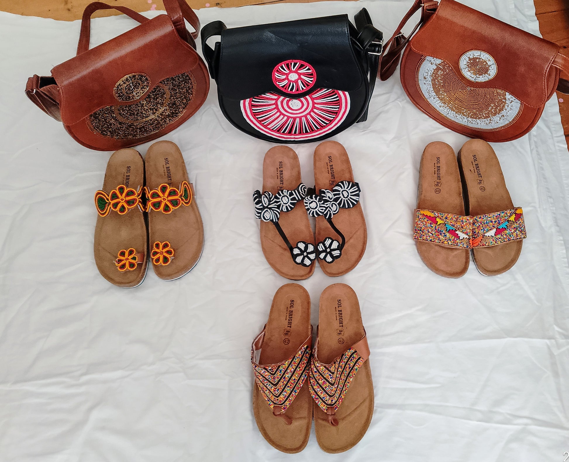 Ensemble Sacs- Sandales Massaï