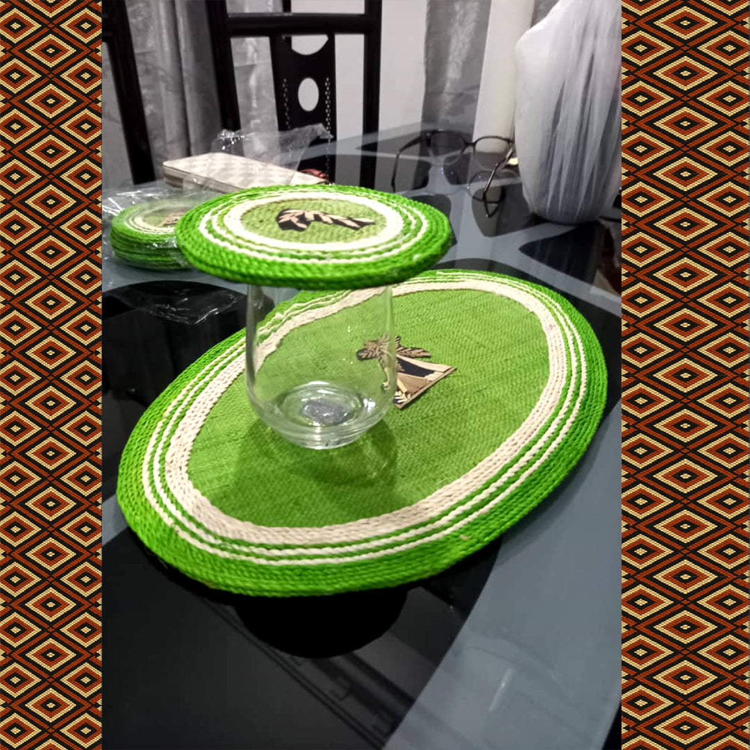 Ensemble Sous Plats traditionnel Contrasté "Duo Chroma" - Bicolore