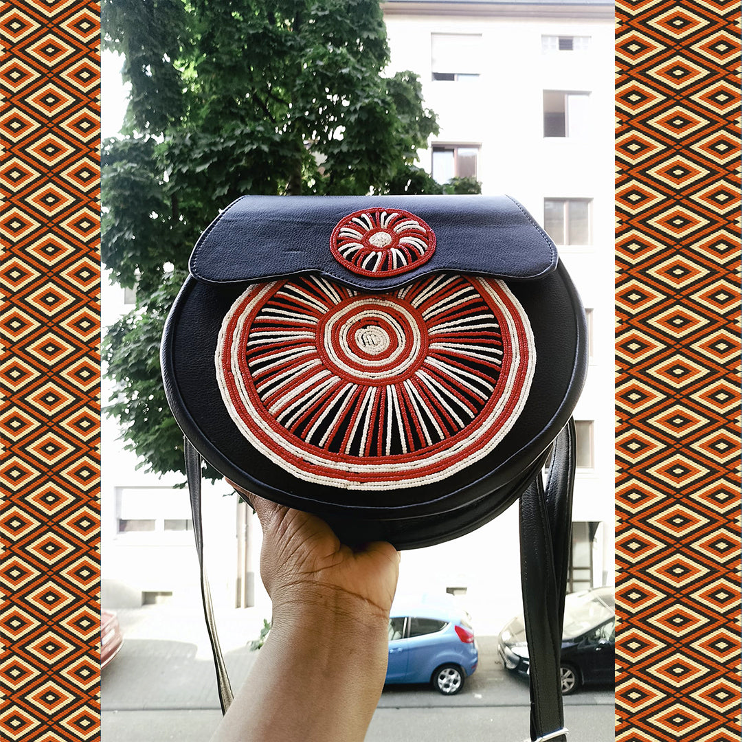 Bandoulière Éthnique Tissée Main - Légèreté Nomade